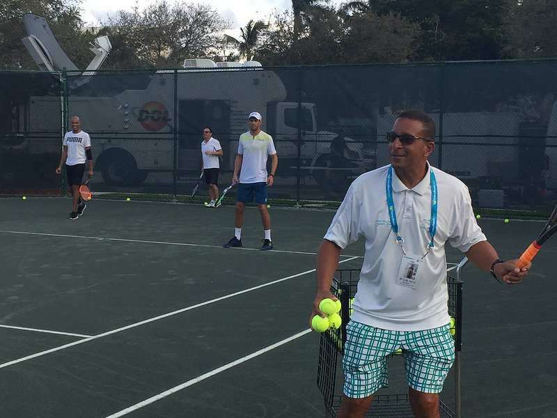 Tennis Clinic Bryan Brothers and Mark Williams