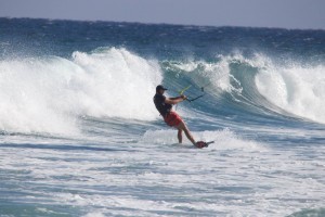 Kitesurfing