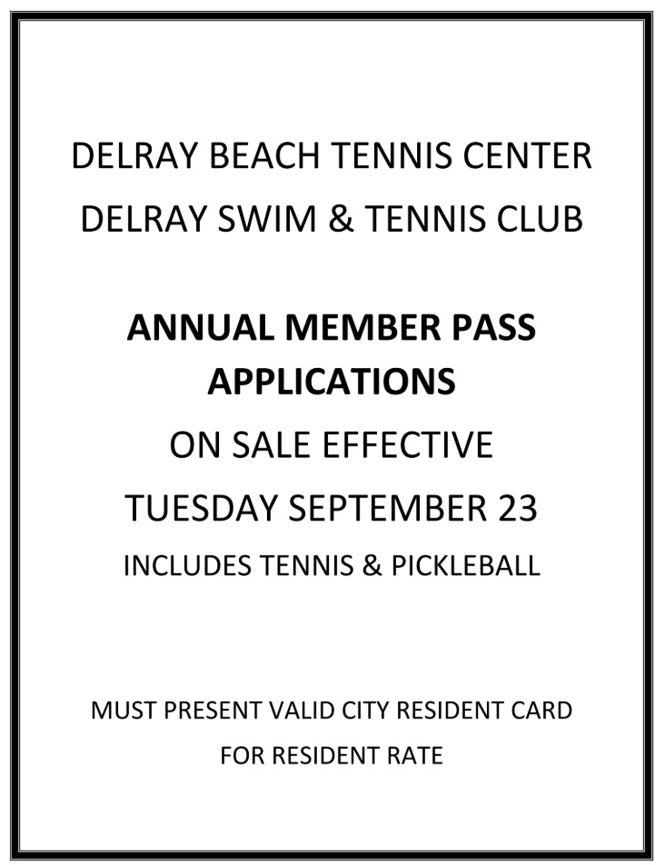 Tennis Club Membership Delray Beach