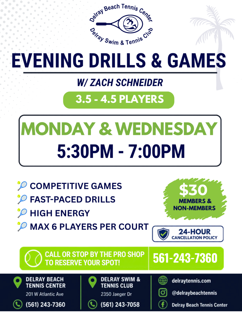 Clinic Flyers - Evening Drills & Games