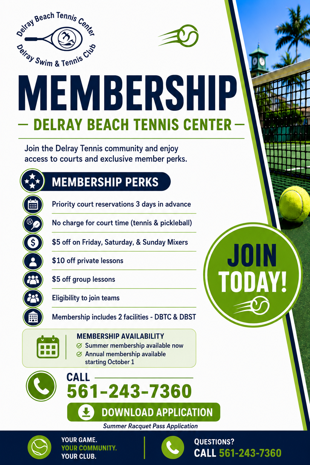 DBTC Membership Perks