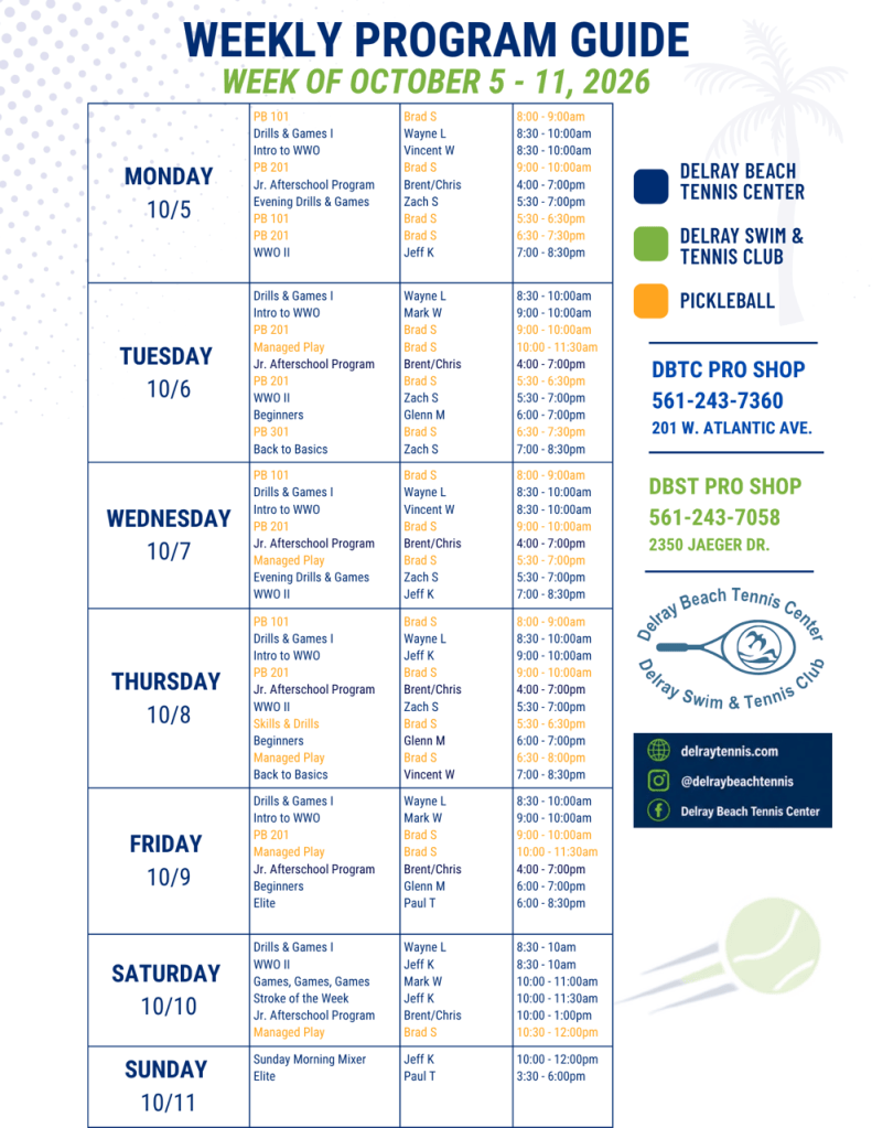 Tennis Plan Delray Beach